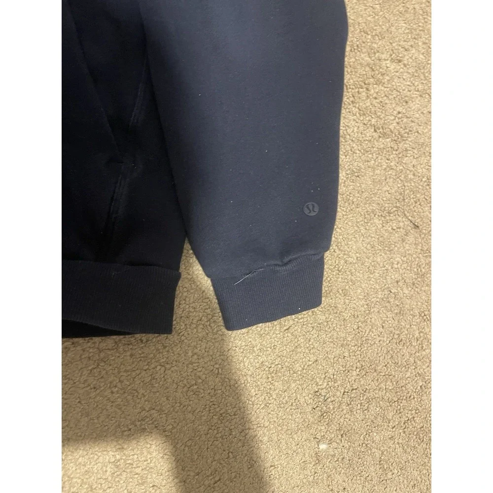 Lululemon Men's Navy Blue Hoodie Oversized Size Large - Picture 3 of 8